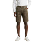 Bicolor Cotton Bermuda Shorts