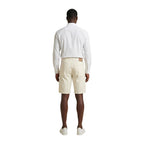 Cream Cotton Bermuda Shorts