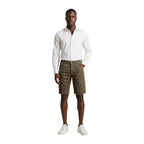 Bicolor Cotton Bermuda Shorts