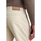 White Elastane Skinny Pants