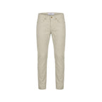 Gray Elastane Skinny Pants