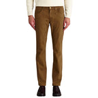 Beige Elastane Skinny Pants