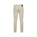 Gray Elastane Skinny Pants