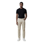 Gray Elastane Skinny Pants
