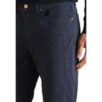 Blue Cotton Skinny Jeans