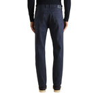 Blue Cotton Skinny Jeans