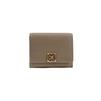 Beige Leather Wallet