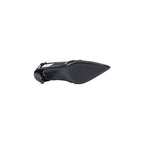 Black Synthetic High Heel Pumps