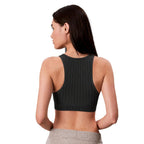 Black Cotton Bra