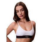 White Polyester Bra