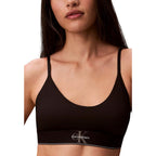 Black Polyester Bra