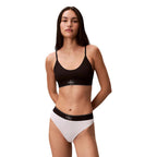 Black Polyester Bra