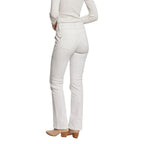 Beige Cotton Skinny Jeans
