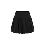 Black Recycled Polyamide Mini Skirt
