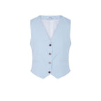 Blue Polyester Waistcoat