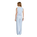 Blue Polyester Waistcoat