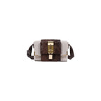 Beige Polyester Handbag
