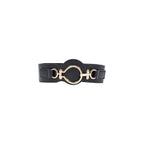 Black Polyethylene High-Waist Belt