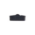 Black Polyethylene High-Waist Belt