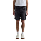 Gray Cotton Bermuda Shorts