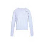 Blue Viscose Sweatshirt