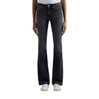 Black Cotton Relaxed Fit Jeans