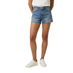 Blue Cotton Shorts