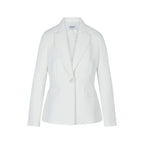 White Polyester Blazer