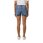 Blue Cotton Shorts
