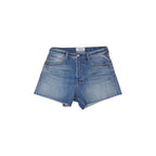 Blue Cotton Shorts