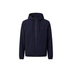 Blue Polyester Shell Jacket
