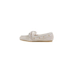White Suede Leather Platform Pumps