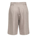 Gray Recycled Polyester Bermuda Shorts