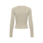Beige Viscose Cardigan