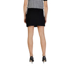 Black Recycled Polyester Mini Skirt