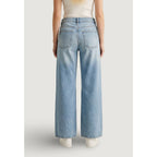 Light Blue Cotton Mom Jeans