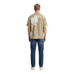 Beige Viscose Shortsleeve Shirt