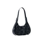 Black Cotton Handbag