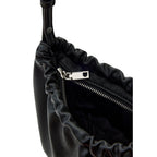 Black Polyester Handbag