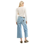 Blue Cotton Mom Jeans