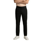 Black Polyester Skinny Pants