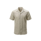 Beige Linen Shortsleeve Shirt