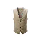 Beige Cotton Waistcoat