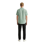 Green Linen Shortsleeve Shirt