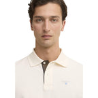Cream Cotton Polo Shirt