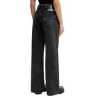Black Recycled Cotton Relaxed Fit Jeans