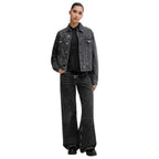 Black Recycled Cotton Relaxed Fit Jeans