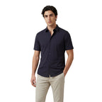 Blue Polyamide Shortsleeve Shirt