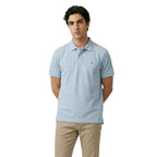 Blue Cotton Polo Shirt