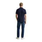 Blue Cotton Polo Shirt